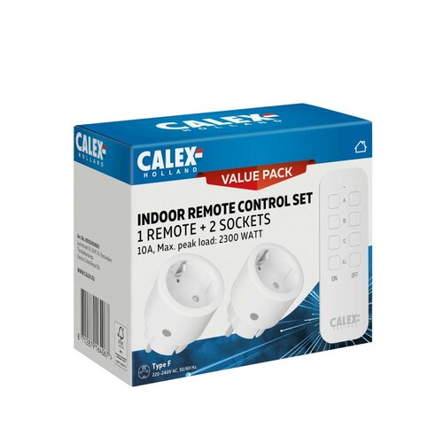 Calex schakelset binnen 2 stuks - afbeelding 2