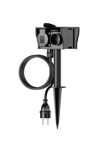 Calex tuincontactdoos 4-voudig