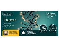 Clusterverlichting led 144 lampjes klassiek warm - afbeelding 2
