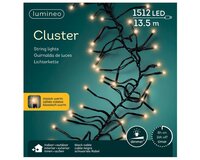 Clusterverlichting led 1512 lampjes klassiek warm - afbeelding 2