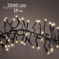 Clusterverlichting led 2040 lampjes soft gold