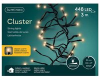 Clusterverlichting led 448 lampjes klassiek warm - afbeelding 2