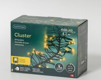 Clusterverlichting led 448 lampjes soft gold - afbeelding 2