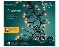 Clusterverlichting led 588 lampjes klassiek warm - afbeelding 2