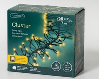 Clusterverlichting led 768 lampjes klassiek warm - afbeelding 2