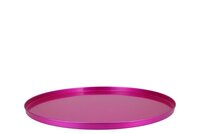 Dienblad fuchsia metaal 46X2CM