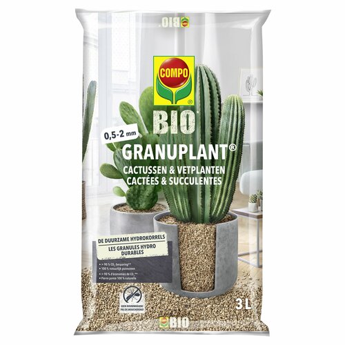 Compo bio granuplant cactus & vetplanten 3 liter - afbeelding 1