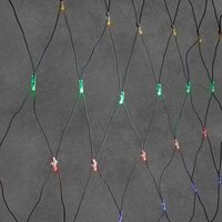 Luca connect 24 led net 3x3 meter 182 lamps multi colour