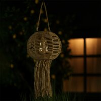 Countryfield hanglamp Solar LED bo Dagmar naturel - afbeelding 2