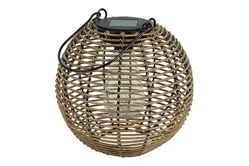 Countryfield hanglamp solar LED Eliya L 19 cm naturel - afbeelding 1