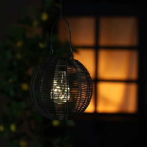 Countryfield hanglamp solar LED Eliya L 19 cm zwart - afbeelding 2