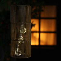 Countryfield Hanglamp solar LED Fadime L 55 cm naturel - afbeelding 2