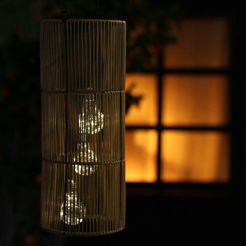 Countryfield Hanglamp solar LED Fadime S 47 cm naturel - afbeelding 2