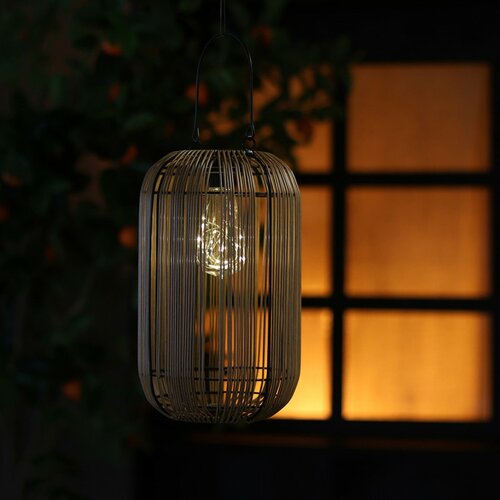 Countryfield Hanglamp solar LED Giona M 32 cm naturel - afbeelding 2