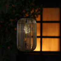 Countryfield Hanglamp solar LED Giona M 32 cm naturel - afbeelding 2