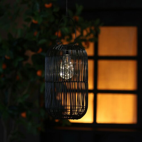 Countryfield Hanglamp solar LED Giona M 32 cm zwart - afbeelding 2