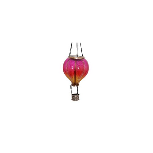 Countryfield hete lucht ballon Solar LED M roze - afbeelding 1
