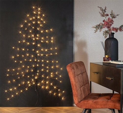 Countryfield kerstboom Ziggy M 150 lampjes brown - afbeelding 1