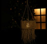 Countryfield Solar lamp Janneke L 15 cm bruin - afbeelding 2