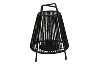 Countryfield Tafellamp Solar con Onora 22 cm zwart