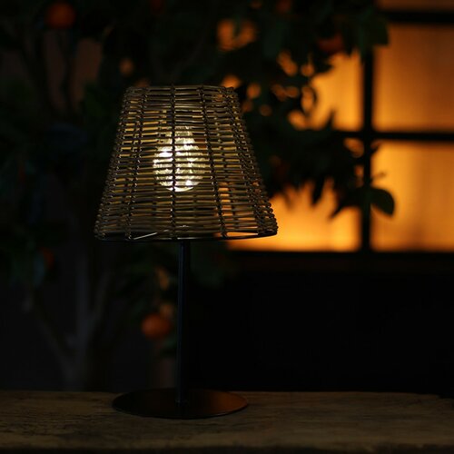 Countryfield tafellamp solar LED Hira 33 cm naturel - afbeelding 2