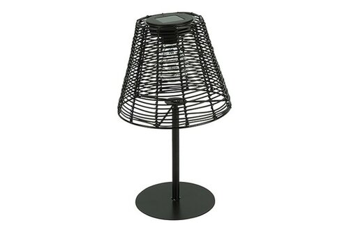 Countryfield Tafellamp solar LED Hira 33 cm zwart - afbeelding 1