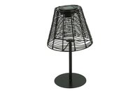 Countryfield Tafellamp solar LED Hira 33 cm zwart