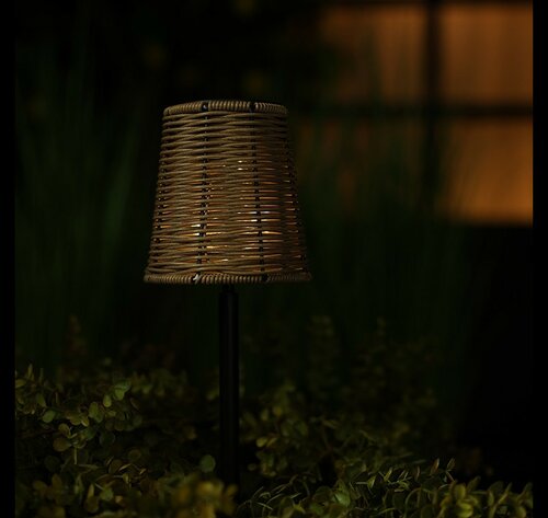 Countryfield tafellamp Solar onora 32 cm bruin - afbeelding 2