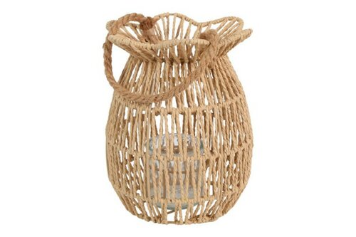 Countryfield windlicht ro Gwenda S 24 cm naturel