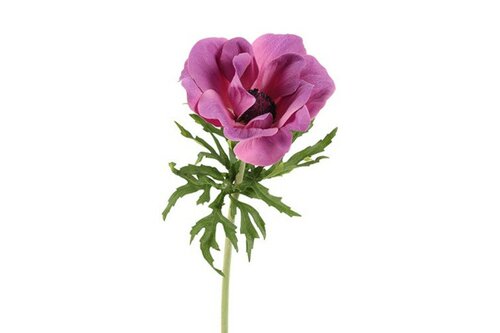 Countryfield zijden bloem Anemone L 52 cm lila