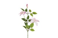 Countryfield zijden bloem Clematis 85 cm roze