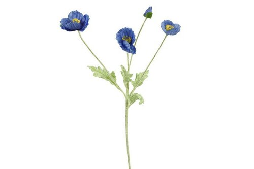 Countryfield zijden bloem Cosmos 60 cm blauw