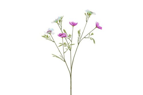 Countryfield zijden bloem Cosmos iriserend 76 cm paars