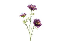 Countryfield zijden bloem Dahlia iriserend 62 cm paars