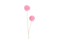 Countryfield zijden bloem Pom Pom 75 cm roze