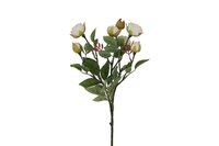 Countryfield zijden bloem roos shakira 35 cm wit