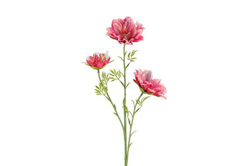 Countryfield zijden Dahlia iriserend 62 cm roze