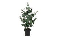 Countryfield zijden Eucalyptus kunstplant 65 cm groen