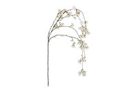Countryfield zijden kersenbloesem tak hangend Hilary 125 cm wit