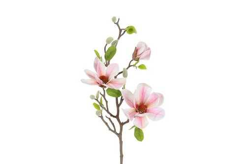 Countryfield zijden magnolia S roze 75 cm