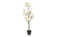 Countryfield zijden Magnolia XL plant 110 cm wit