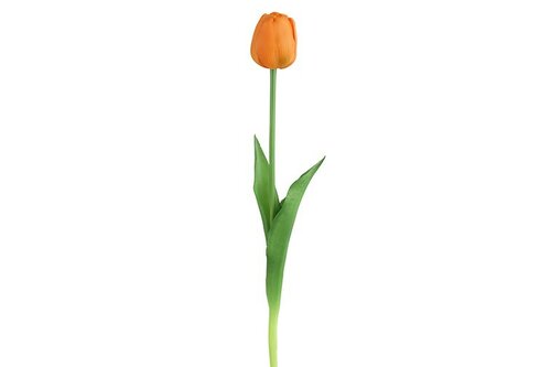 Countryfield zijden Tulp 45 cm oranje
