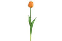 Countryfield zijden Tulp 45 cm oranje