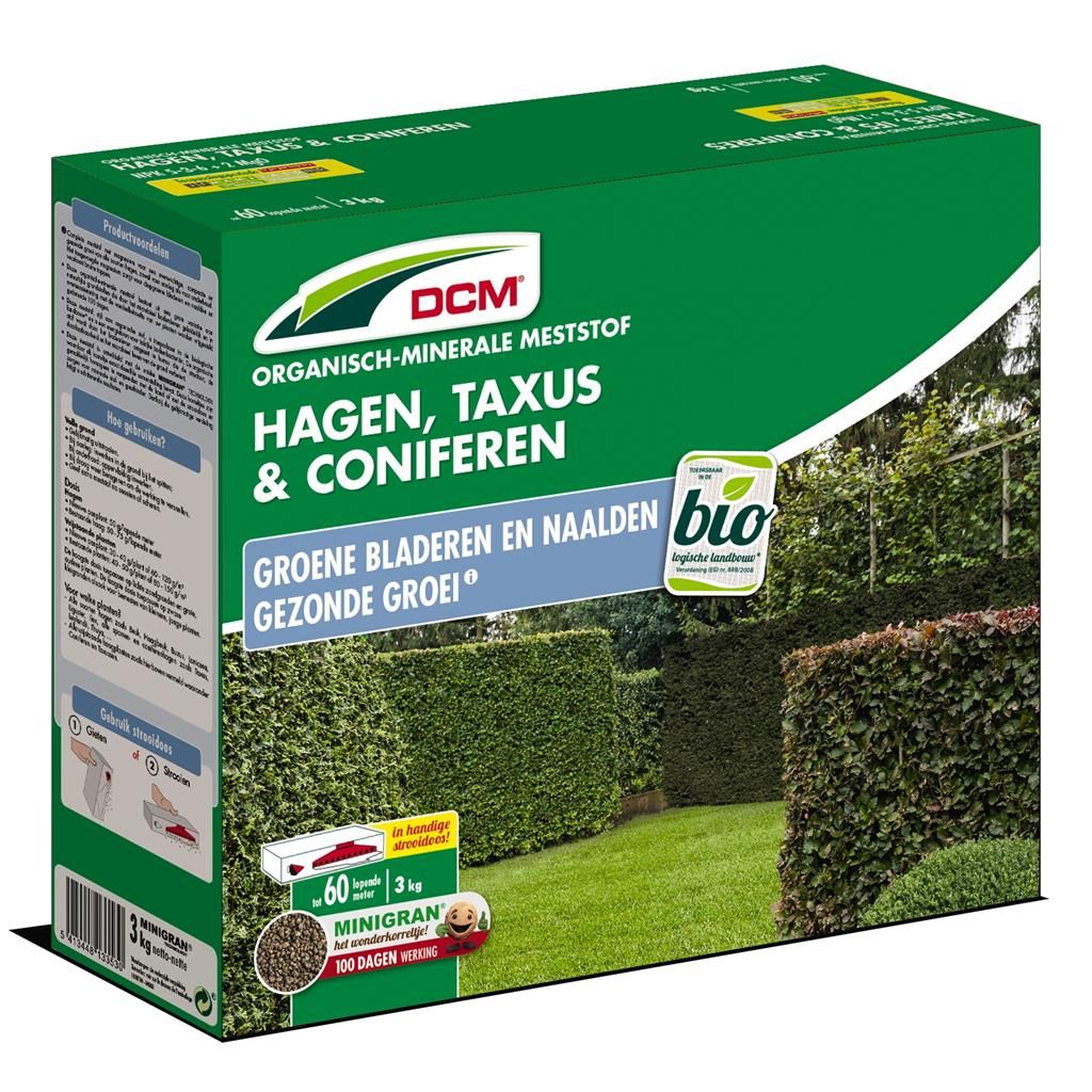 Dcm Meststof Hagen & Taxus & Coniferen Siertuinmeststoffen 3 kg