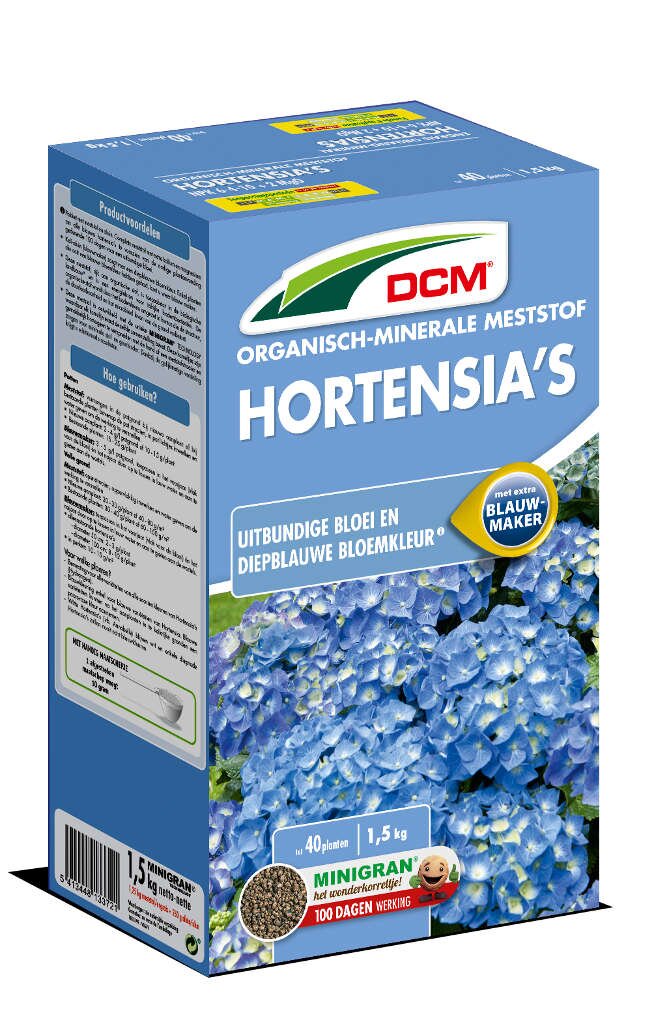 Dcm Meststof Hortensia Blauw Siertuinmeststoffen 1.5 kg