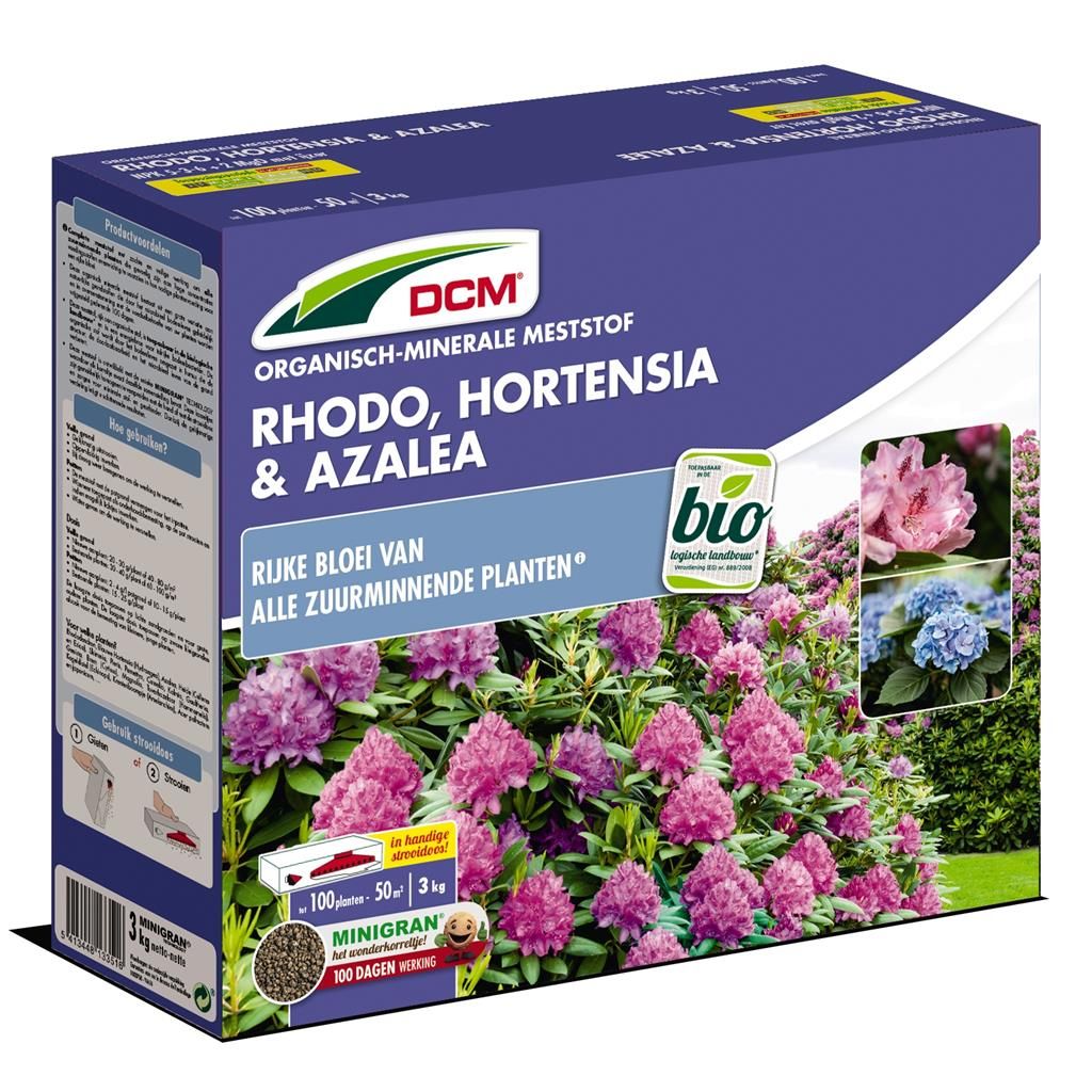 Dcm Meststof Rhodendron Hortenzia & Azalia Siertuinmeststoffen 3 kg