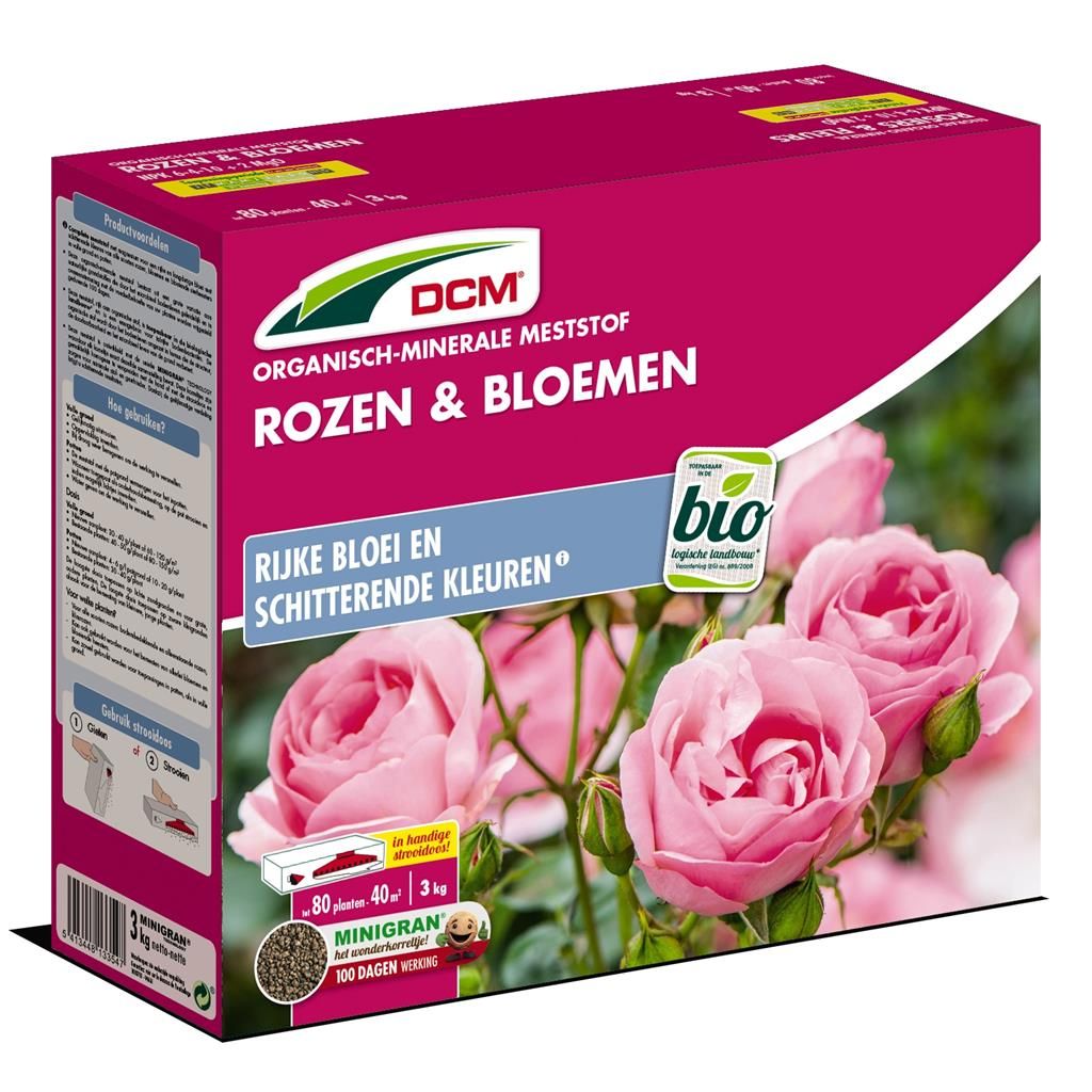 Dcm Meststof Rozen & Bloemen Siertuinmeststoffen 3 kg