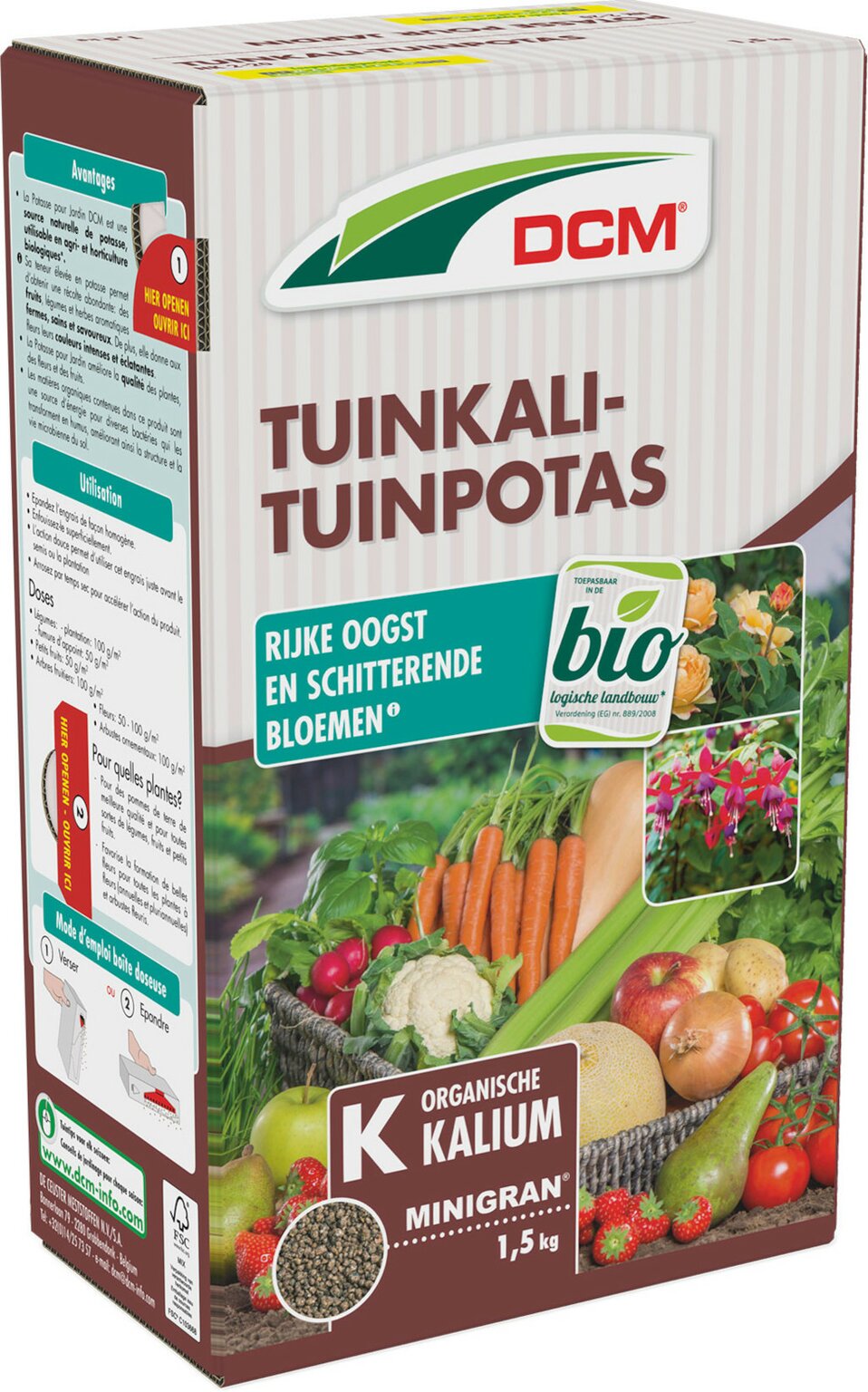 DCM tuinkali-tuinpotas 1.5 kg