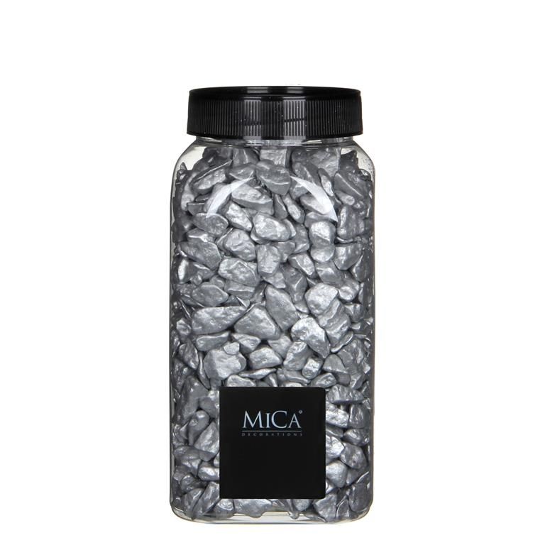 Marbles zilver fles 1 kilogram