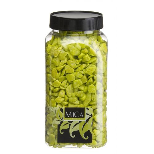 Mica marbles lime groen 1 kg